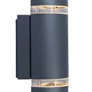 Lutec Focus sötétszürke kültéri falikar (LUT-5604011118) GU10 2 izzós IP44 Ne maradj le