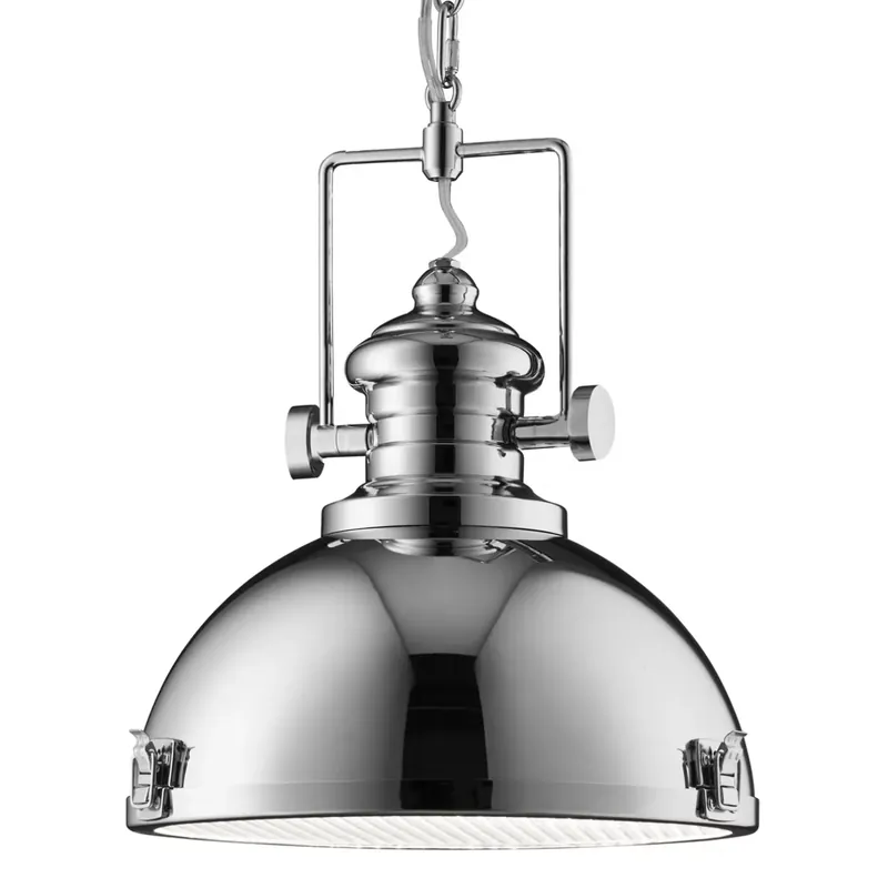 Legkelendőbb Industrial Pendants - 1 izzós fém függeszték lámpa - Searchlight-2297CC