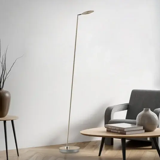 Paul Neuhaus LED álló világítás, Akku-Bente, sárgaréz, CCT, USB-C Prémium