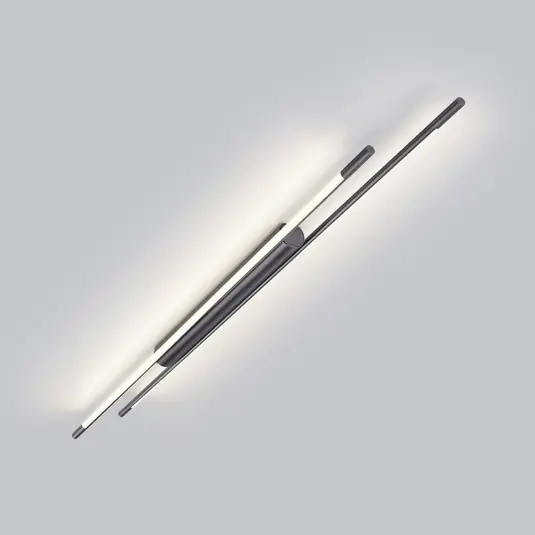 Helestra LED mennyezeti lámpa LEDA, titánszürke, 150 cm, dimmelhető Szuper akció