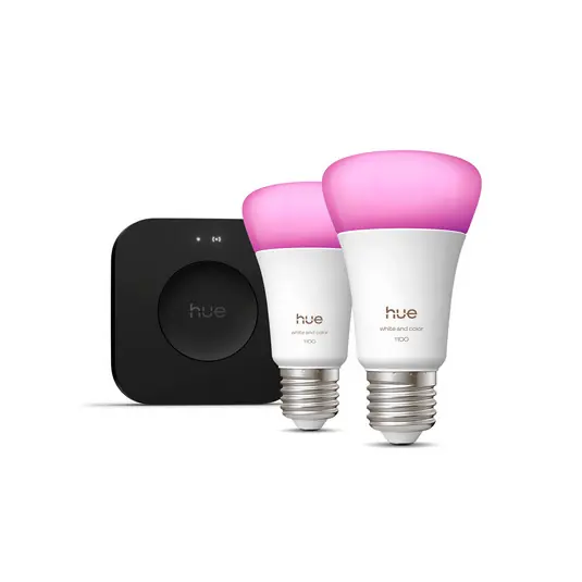 Philips Hue LED izzó 2x E27 8,1 W CCT RGB Bridge Pro Biztonságos vásárlás