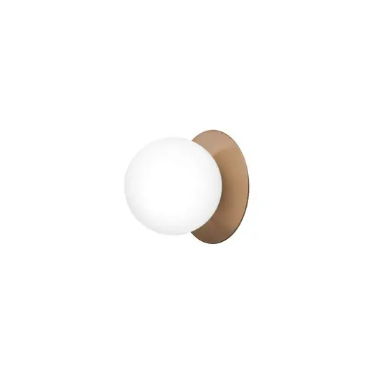 Alacsony ár Nuura Liila 1 Medium fali világítás, bronz/opál, IP44, G9