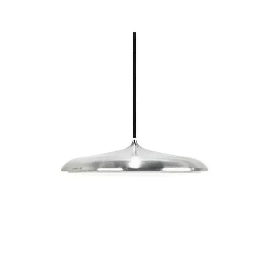 LED függő világítás Artist, Ø 25 cm, acélszínű, rozsdamentes acél Gyors kiszállítás