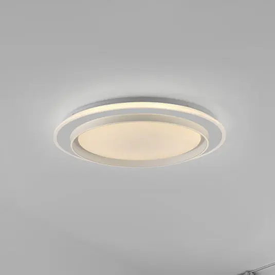 Szezonális akció JUST LIGHT. Lago LED mennyezeti lámpa Ø 49,3 cm CCT távirányító