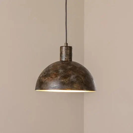 Legnépszerűbb Kure lógó világítás, fekete-barna, fém, Ø 30 cm, E27