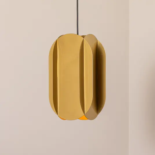 Corner lógó világítás, arany színű, magasság 35 cm, fém, E27 Azonnali szállítás