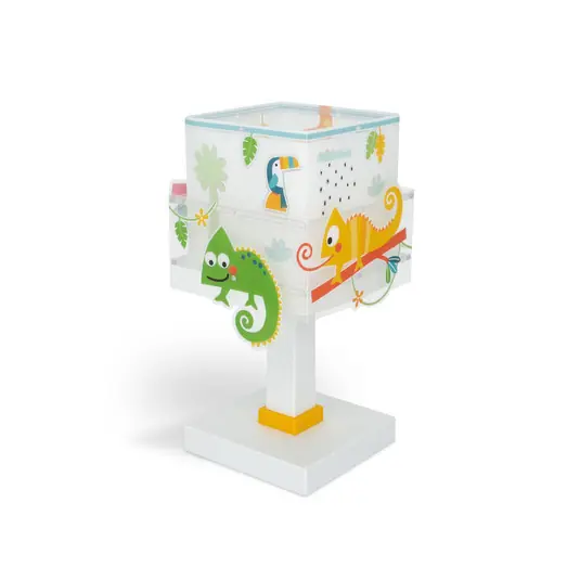 Gyerek asztali lámpa Happy Jungle, G4, szélesség 14 cm Expressz kézbesítés