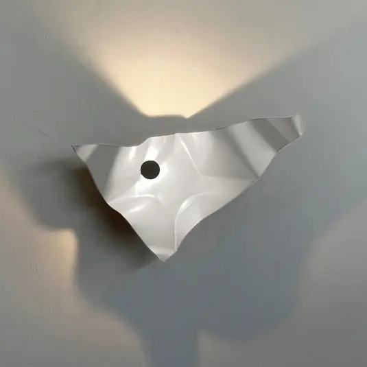 Akciós ár Knikerboker LED fali lámpa Zona d‘ombra, fehér, 79 cm