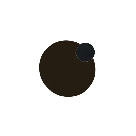 Újdonság Knikerboker LED fali lámpa Pois, barna, Ø 25 cm, dimmelhető