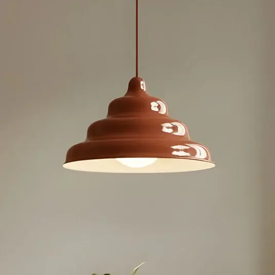 Kedvezményes ár Fala lógó világítás, piros, Ø 23 cm, üveg