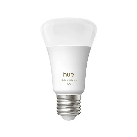 Olcsóbb Philips Hue White Ambiance intelligens E27 LED, 8,1 W, 1100 lm, CCT