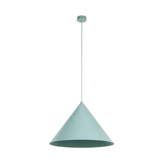Cono lógó világítás, 1 izzó, Ø 50 cm, menta, E27 Biztonságos fizetés