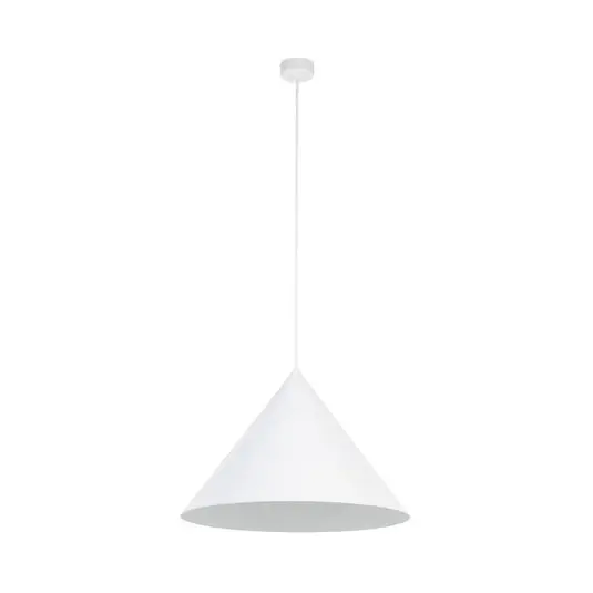 Korlátozott ajánlat Cono lógó világítás, 1 izzó, Ø 50 cm, fehér, E27