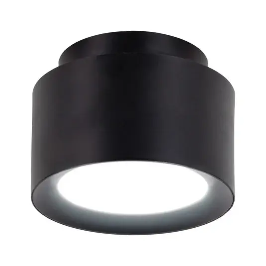 Végkiárusítás LED mennyezeti spotlámpa Trimes, Ø 14 cm, fekete, CCT, fokozatosan dimmelhető