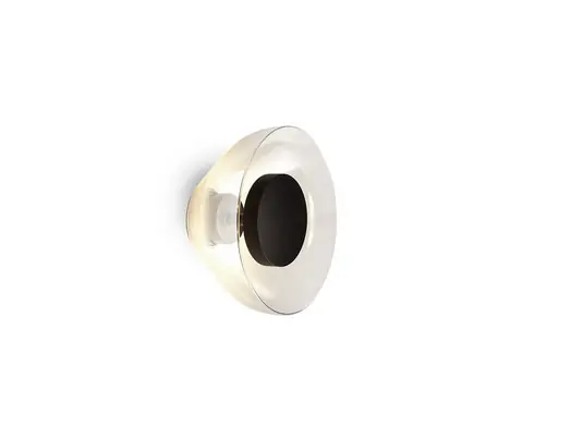 Vedd meg online MARSET LED fali világítás Aura, Ø 18 cm, be/ki, áttetsző