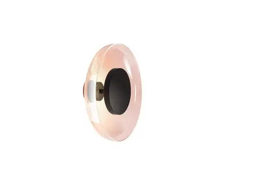 Gyors kiszállítás MARSET LED fali világítás Aura Plus Ø 25 cm be/ki réz színű