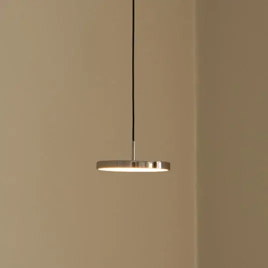 UMAGE LED lógó világítás Asteria Micro, csiszolt acél, Ø 15 cm Vásárlói kedvenc