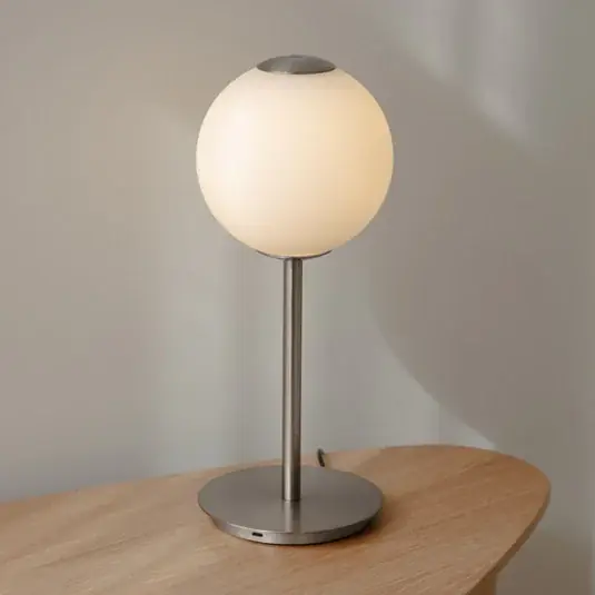 UMAGE LED asztali világítás Audrey, acélszínű, magasság 37 cm Árengedmény