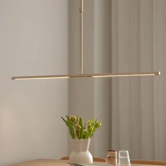 Árengedmény UMAGE LED lógó lámpa Omni, sárgaréz színű Hosszúság 107 cm 2 izzós