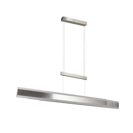 Arcola LED lógó lámpa, nikkel színű, 152 cm, CCT érintésérzékeny dimmer Korlátozott ajánlat