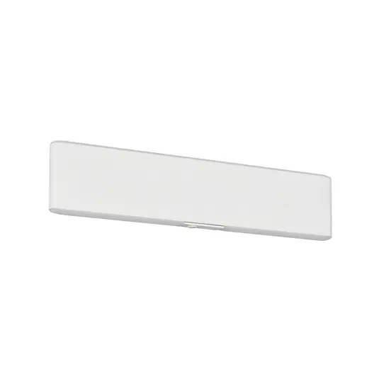 Utolsó esély LED akkumulátoros fali lámpa Conchita, szélesség 32 cm, fehér, fém, CCT