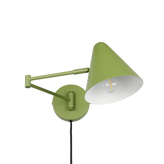 Cosima fali világítás, zöld, kinyúlás 54 cm, fém Szezonális akció