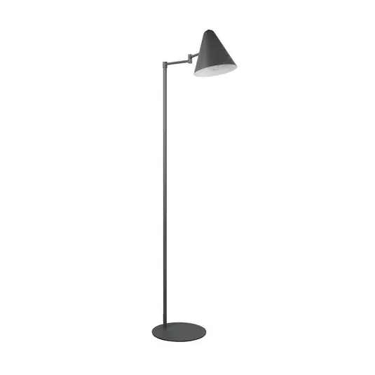 Kedvezményes ár Cosima álló lámpa, antracit, magasság 126 cm, fém