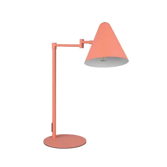 Azonnal elérhető Cosima asztali lámpa, barack színű, magasság 50 cm, fém