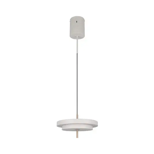 Népszerű Keaton LED lógó lámpa, világosszürke, Ø 40 cm, fém, CCT