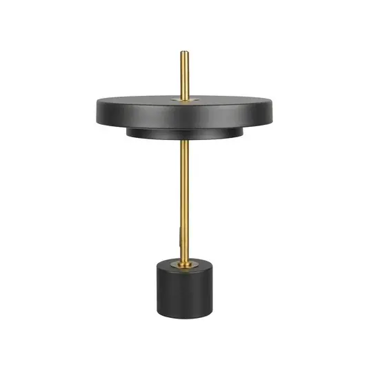 Keaton LED asztali lámpa, fekete/arany színű, magasság 45 cm, CCT Gyors kiszállítás