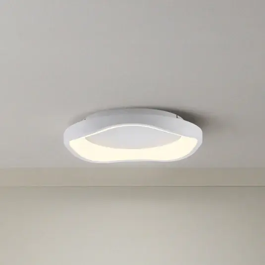 Kihagyhatatlan ajánlat MONTA LED mennyezeti világítás, fehér, Ø 40 cm, fém, Switchdim