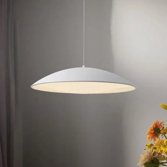 Prémium LENTE LED lógó világítás, fehér, Ø 50 cm, fém, Switchdim