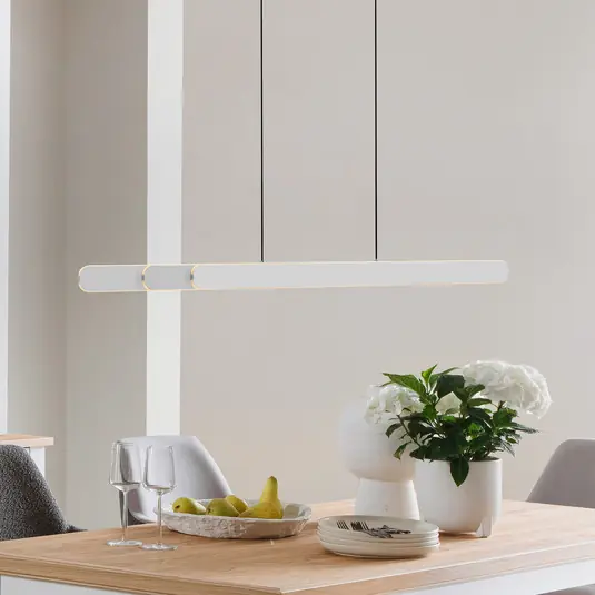 ADRIANA ROUND LED lógó lámpa, fehér, hossza 160 cm, fém CCT Olcsó