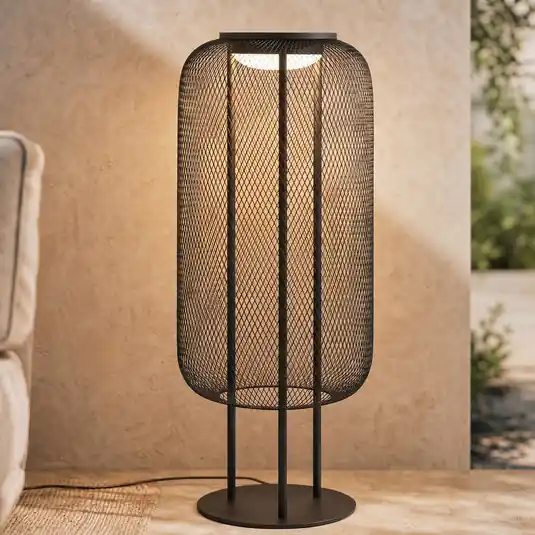 Expressz szállítás Lucande Korvyn LED kültéri állólámpa, fekete, 80 cm, IP44