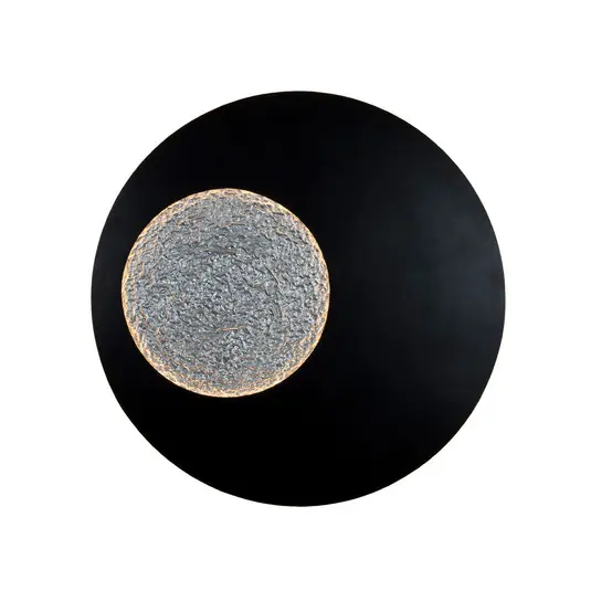 LUNA GIGANTE XL LED fali lámpa, fekete/ezüst, Ø 100 cm, dimmelhető fényerő Vedd meg most