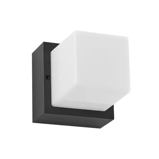 Kedvezmény FYNN-O LED kültéri falilámpa, antracit, 11 cm, IP65, CCT be-/kikapcsolás
