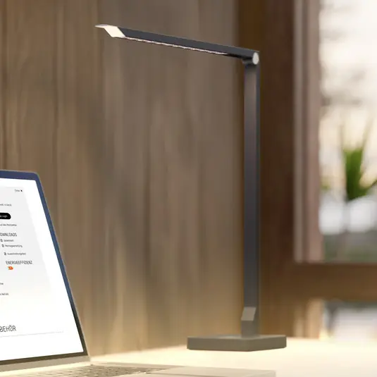 Nézd meg most FLOYD PRO LED irodai világítás, fekete, 55 cm, CCT, dimmelhető fényerő