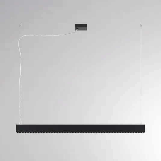 Prémium PERFORA PROLINE M LED lógó lámpa, fekete, 106 cm, DALI, felfelé/lefelé irányuló