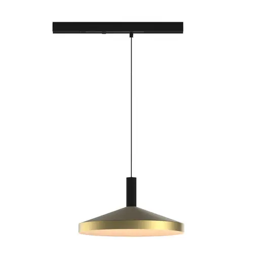 LORA III LED-es sínre szerelhető függőlámpa, sárgaréz, Ø 36 cm, 40° CCT, Rendeld meg most
