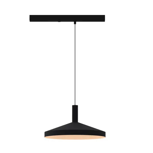 Vedd meg most LORA III LED-sínre szerelhető függőlámpa, fekete, Ø 36 cm, 40° CCT, háromfázisú