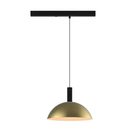 LORA II LED-sínre szerelhető függőlámpa, sárgaréz, Ø 24 cm, 40° CCT, háromfázisú Végkiárusítás