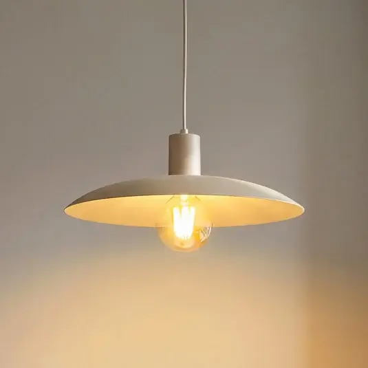 Nézd meg most Astra lógó világítás, homokszínű, fém, Ø 41 cm, E27