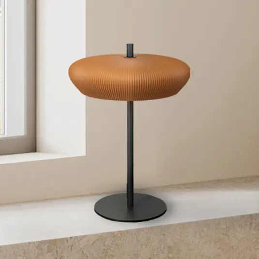 2593-as asztali lámpa, terrakotta/fekete, magasság 41 cm, kerámia/fém, G9 Csak ma