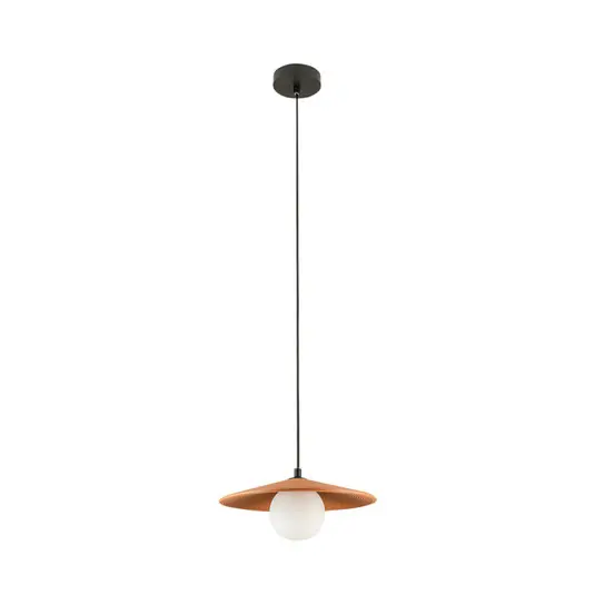 2598-as lógó világítás, terrakotta, átmérő 29 cm, agyag/üveg, G9 Utolsó esély