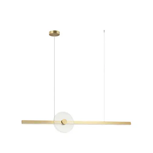 25426-os LED lógó világítás, arany színű, hossza 121 cm, fém, dimmelhető Kedvezmény