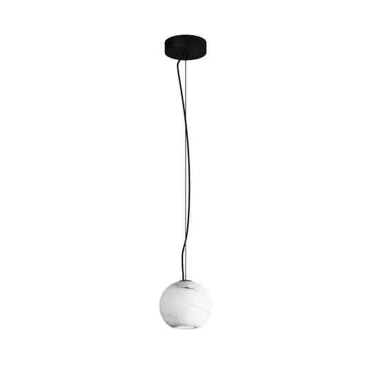 BASIC TEXTURE lógó világítás, fehér, Ø 12 cm, márvány, GU10 Árcsökkenés