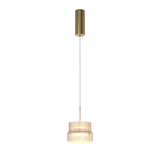 SCALA LED lógó világítás, barna/bronz, átmérő 15 cm, üveg, dimmelhető Olcsóbb