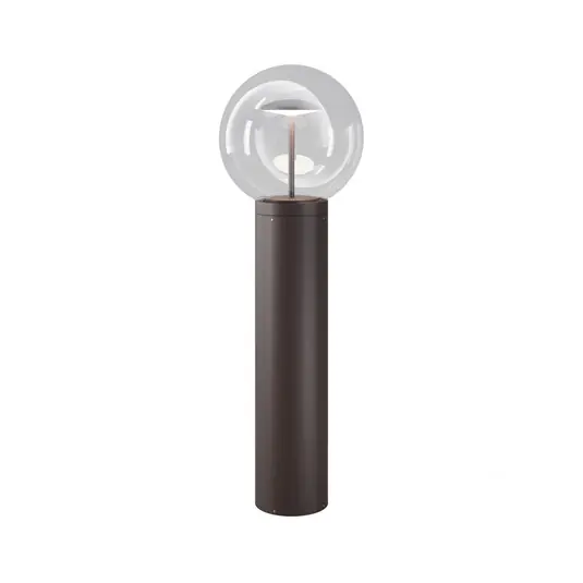 Velora LED ösvény világítás, barna, magasság 60 cm, fém/üveg, IP65 Kedvezményes ár