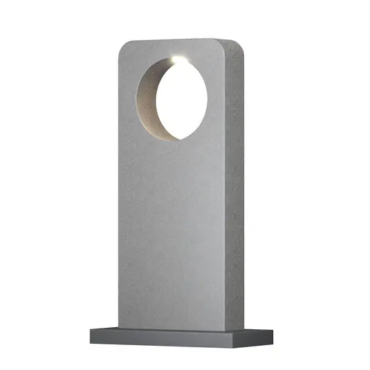 BETONE LED ösvény világítás, magasság 74 cm, szürke, cement, IP65 Prémium