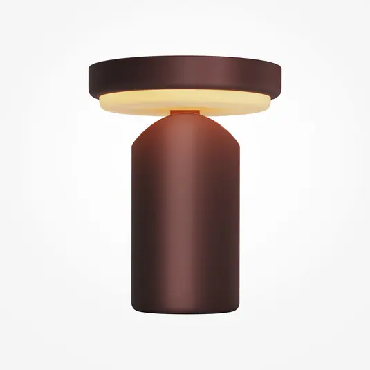 Olcsóbb Topo LED tölthető asztali világítás, piros, magasság 20 cm, fém,
